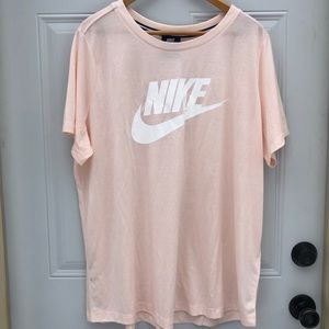 Nike light pink shirt